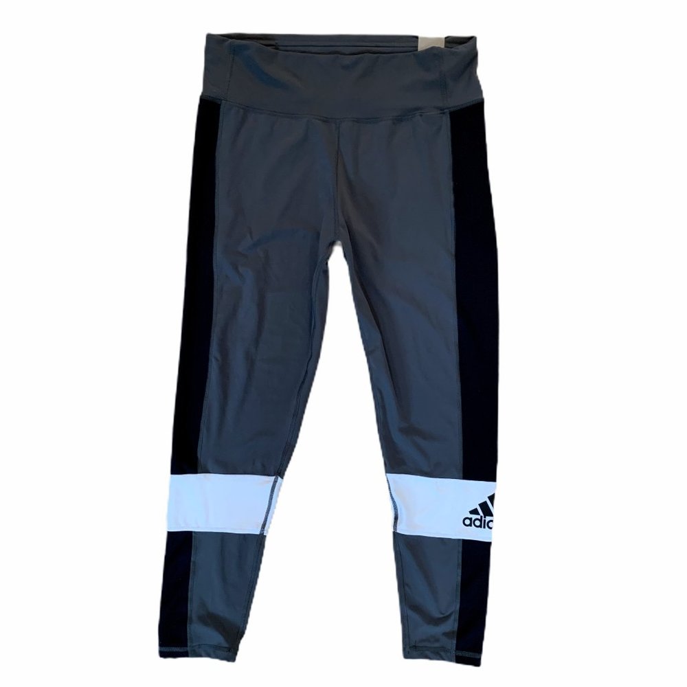 NWT XL Adidas 7/8 High Rise Climate Training Leggings Gift Present Yoga … - Picture 3 of 11